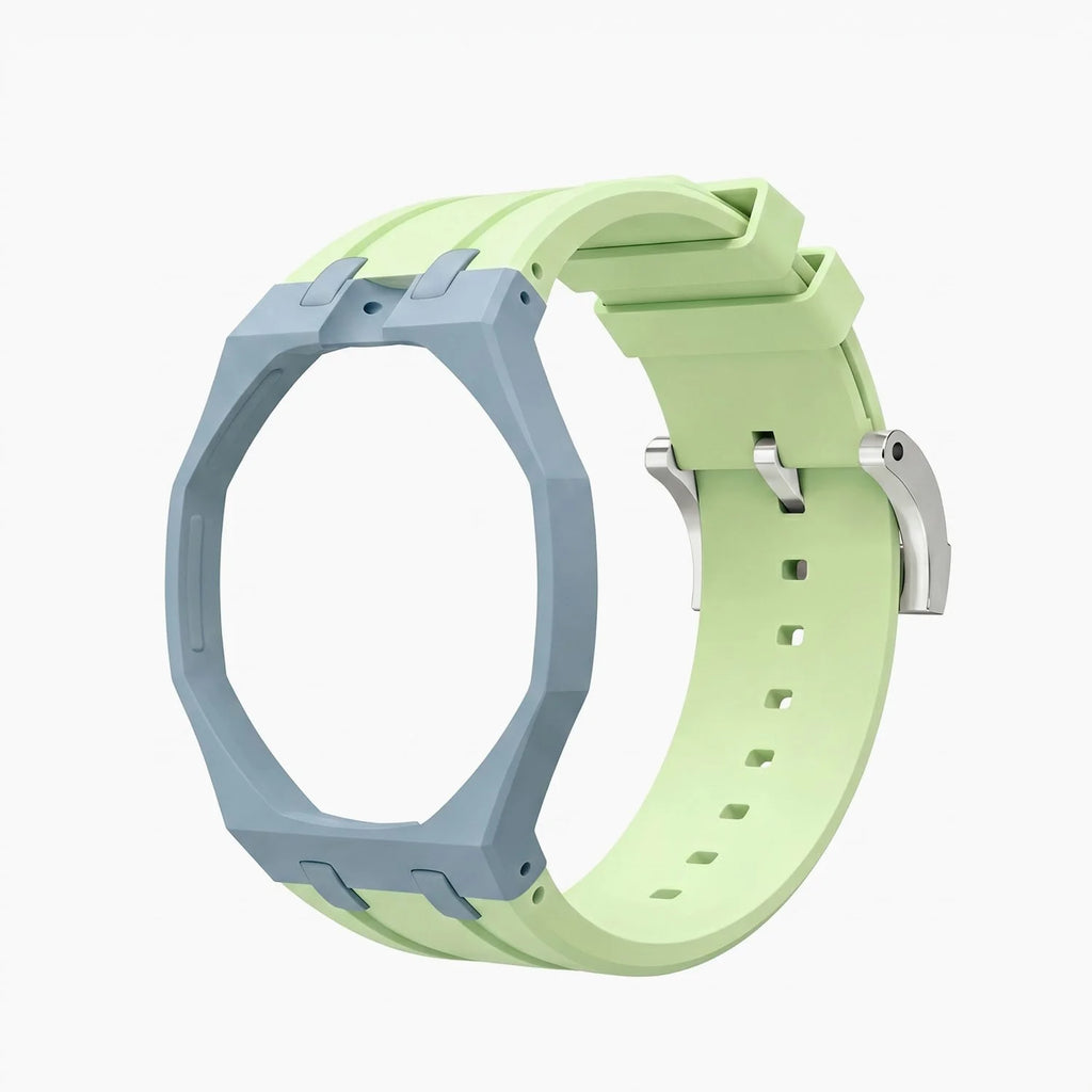 Blaue Atch Swatch x AP Royal Pop Rubber Case-Strap