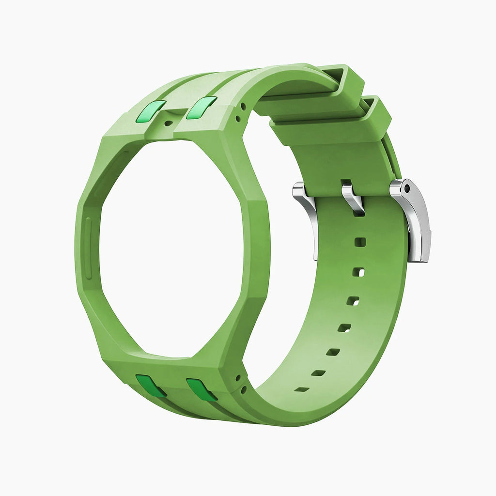 Green Eight Swatch x AP Royal Pop Rubber Case-Strap