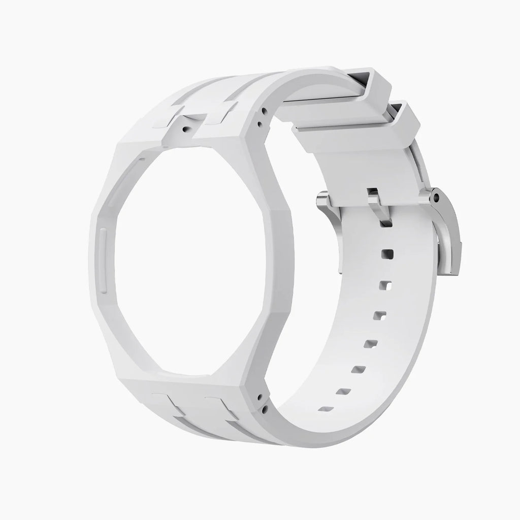 Huit Blanc Swatch x AP Royal Pop Rubber Case-Strap