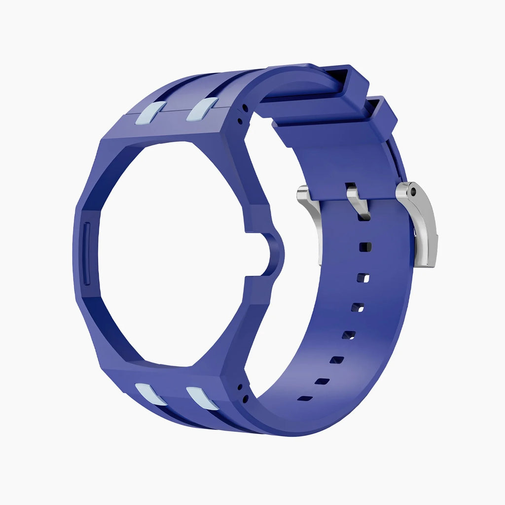Lan ba Swatch x AP Royal Pop Rubber Case-Strap
