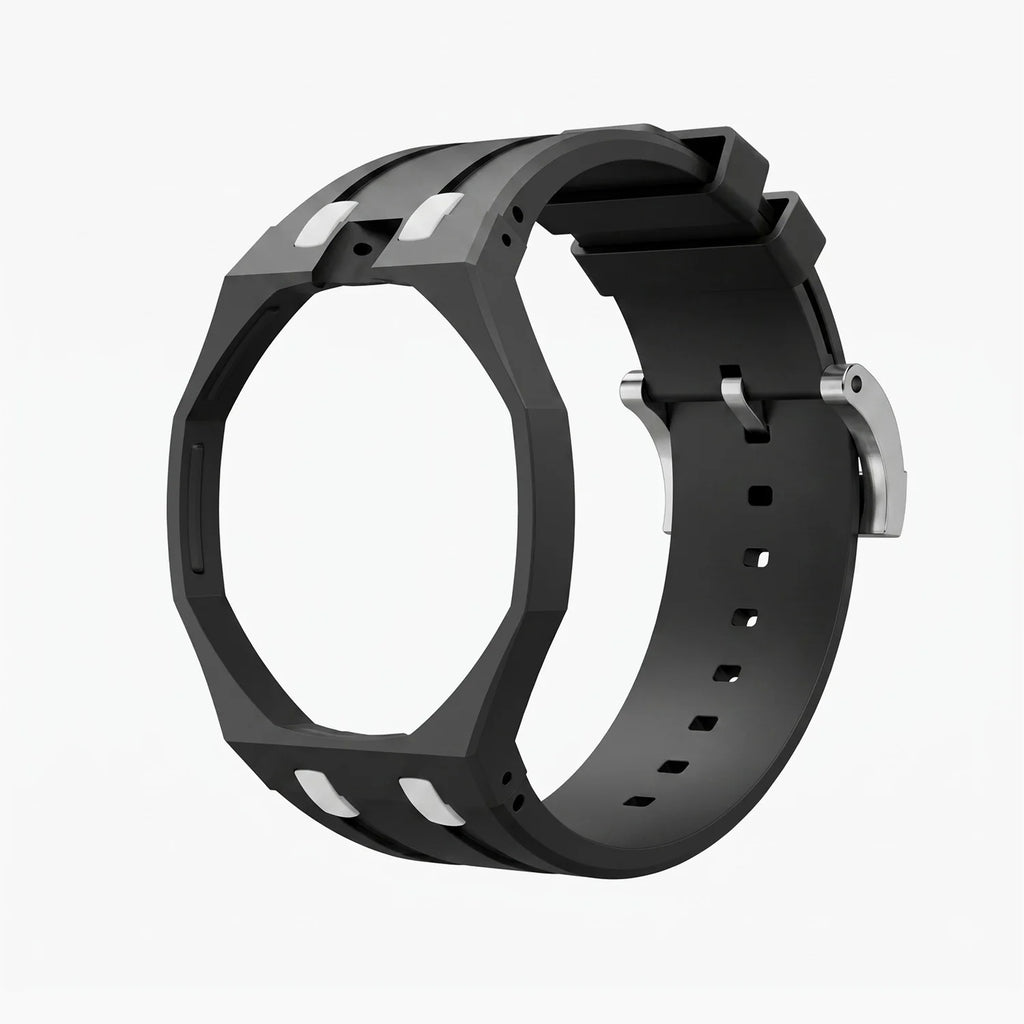 Ocho Negro Swatch x AP Royal Pop Rubber Case-Strap